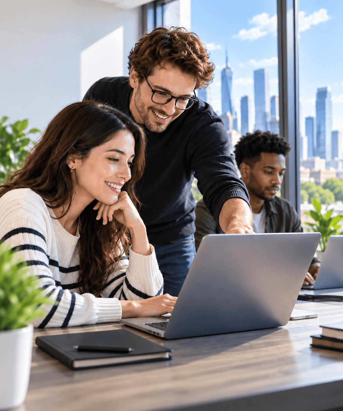 Apprenants suivant une formation en cybersécurité